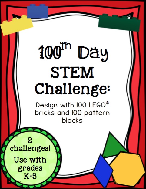 Looking for a fun and engagin STEM challenge for your 100th day of school? This post includes 2 different FREE 100th day of school STEM activities which can be used or adapted for grades K-6. Kids will love the challenge and exploring the math behind the design!
