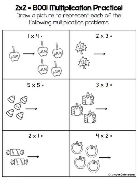Fun, hands-on multiplication ideas! Plus, FREE practice pages to help kids understand multiplication!