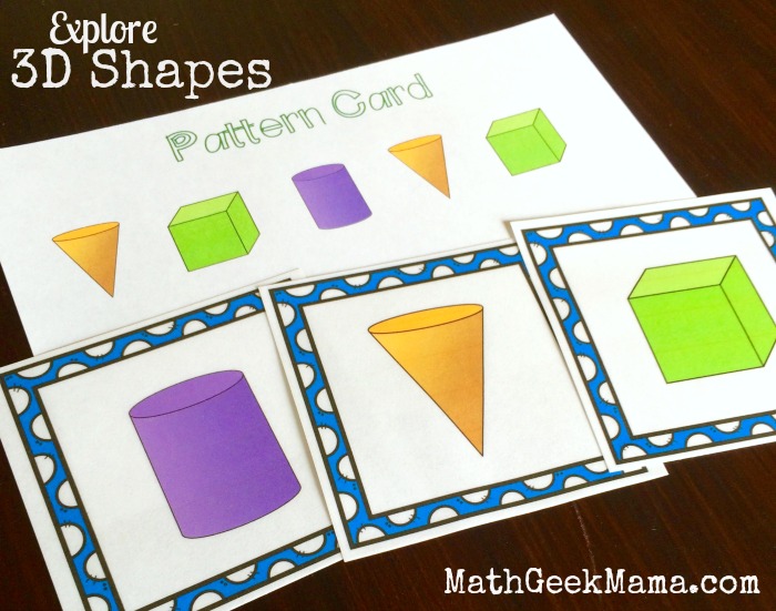 3D Shapes Activity Pack! {FREE Download!}