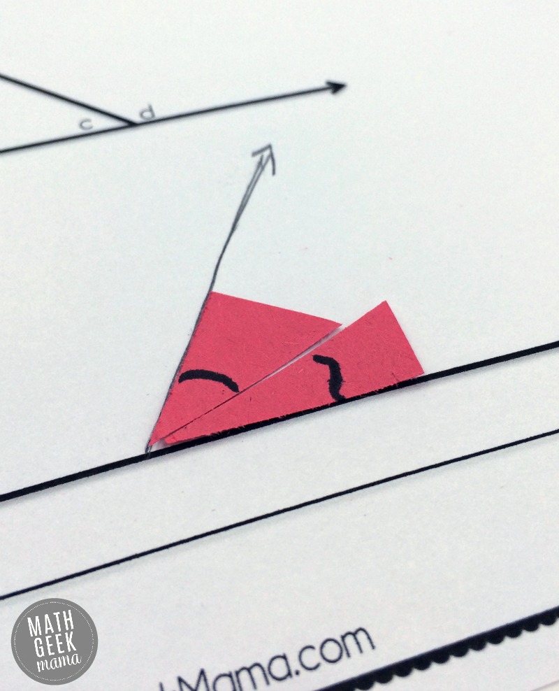 These hands on geometry lessons are such a great way to help kids see the relationship between the interior and exterior angles in triangles! This free download is simple to use and includes teaching tips and an answer key!