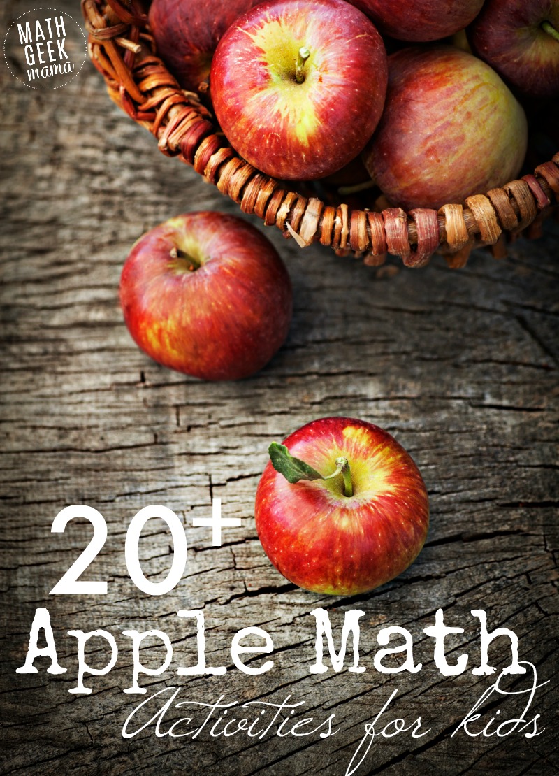 Looking for fun and easy apple math games or hands on challenges for your kids? This HUGE list includes all sorts of ideas for kids of all ages! This will keep you busy all fall long. 