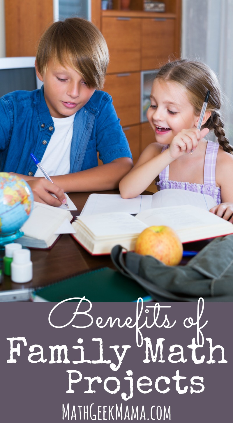 Did you know that it's possible to do math together as a family? Even with kids of different ages? Read about the benefits of family math projects and get some simple ideas to get started!
