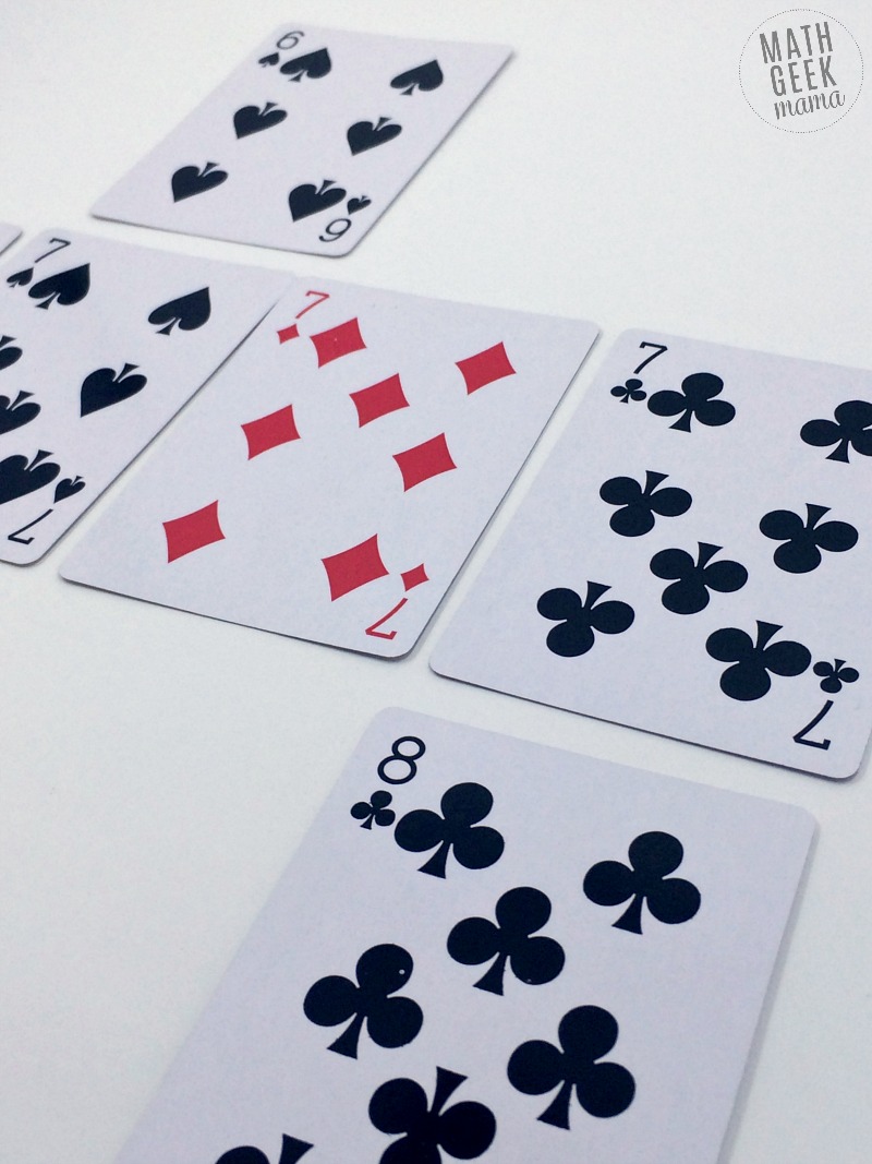 This fun and easy Kindergarten card game is a low-prep way to practice important math skills. Work on sorting, sequencing and counting. All you need is a deck of cards!