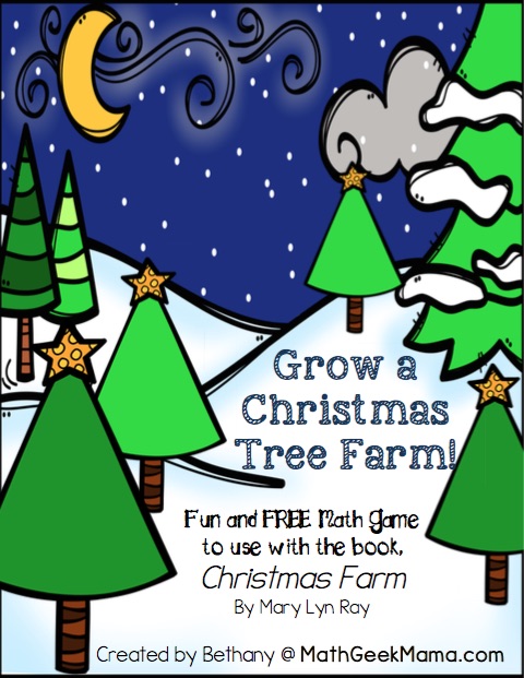 This beautiful Christmas book is a great way to explore math and science! Learn about growing trees, as well as working with large numbers with this fun and FREE printable game!