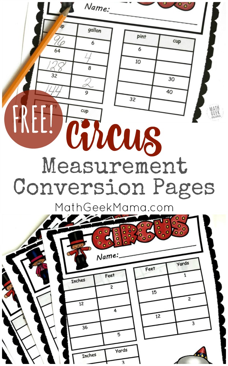 As kids practice measurement conversions with tables, they will strengthen all sorts of math skills. Plus, they will see equivalent measurements and be able to use inverse operations. 