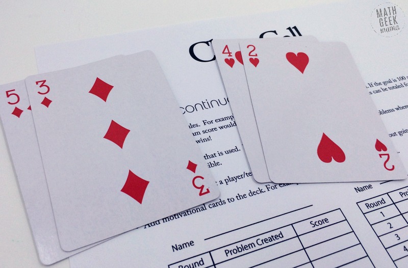 This 2-digit addition card game is a super simple way to practice addition skills, but also encourage problem solving and deepen an understanding of place value. Even though it's simple to set up and play, the math will challenge and strengthen your kids skills. 