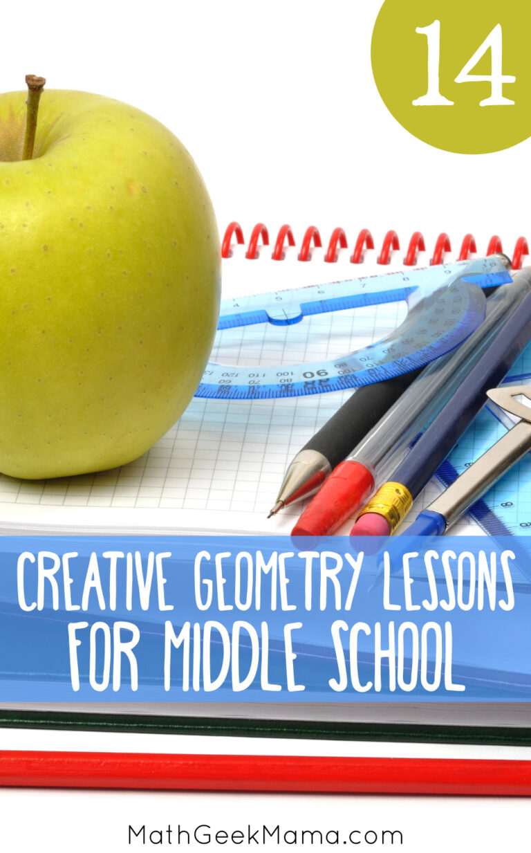 14 Creative Middle School Geometry Ideas {Tips & Free Resources!}