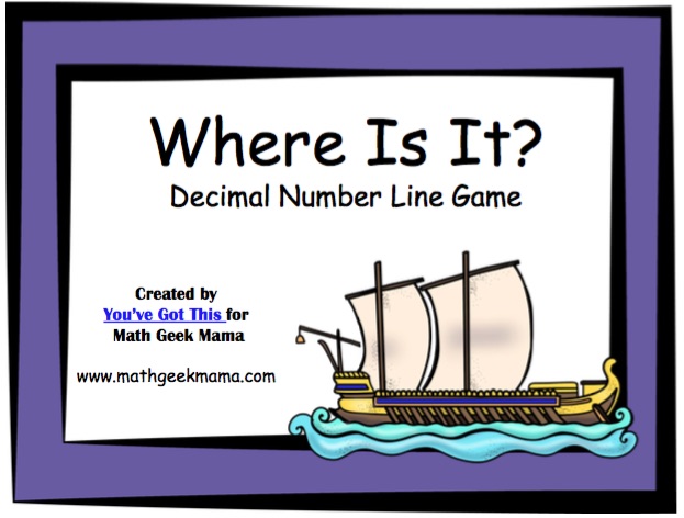 Practicing reading, ordering and comparing decimals? Grab this FREE Decimals on a Number Line Game! Similar to battleship, this will give kids practice with decimals in a fun, engaging way! 