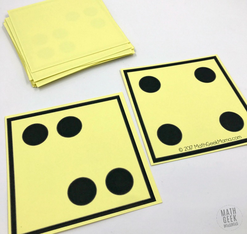 Help your kids build a strong foundation with visual dot cards. These will help kids count, subitize, add, subtract and more with simple, low prep games. 