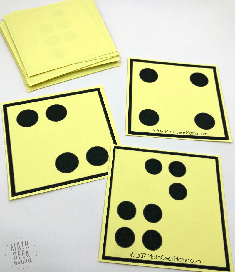 Help your kids build a strong foundation with visual dot cards. These will help kids count, subitize, add, subtract and more with simple, low prep games. 