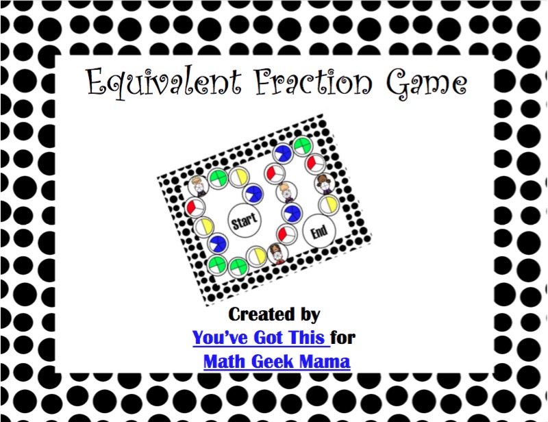 Need extra practice with fractions? This equivalent fractions game printable is the perfect way to challenge kids to find an equivalent fraction and match it to the visual model! By exploring multiple representations, kids will deepen their understanding of fractions and equivalent fractions. Grab this cute free game and enjoy 2 different levels of challenges!