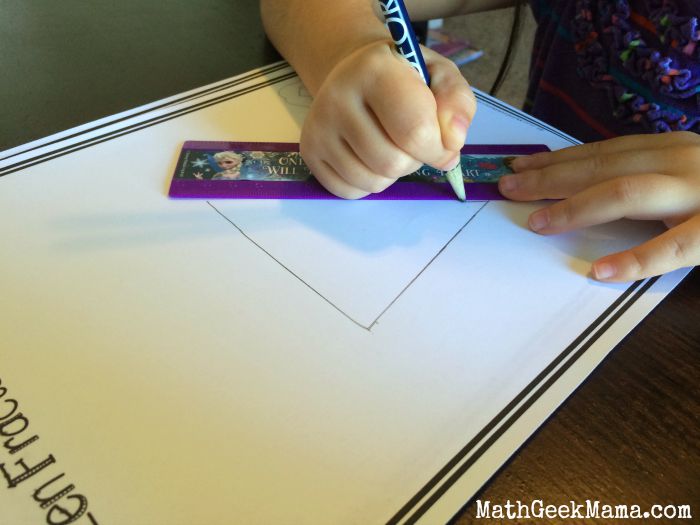 Learn to draw a fractal snowflake with Elsa from "Frozen!" Fun with math and art!
