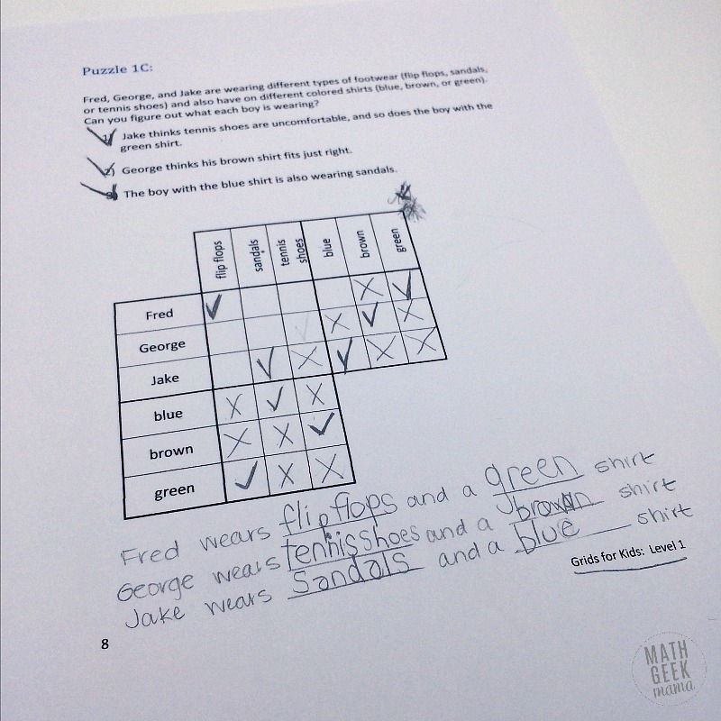 These logic puzzles are perfect for teaching kids how to think logically! Fun and designed especially for kids, they are a great way to introduce logical reasoning to kids as young as 7 or 8 years old. 