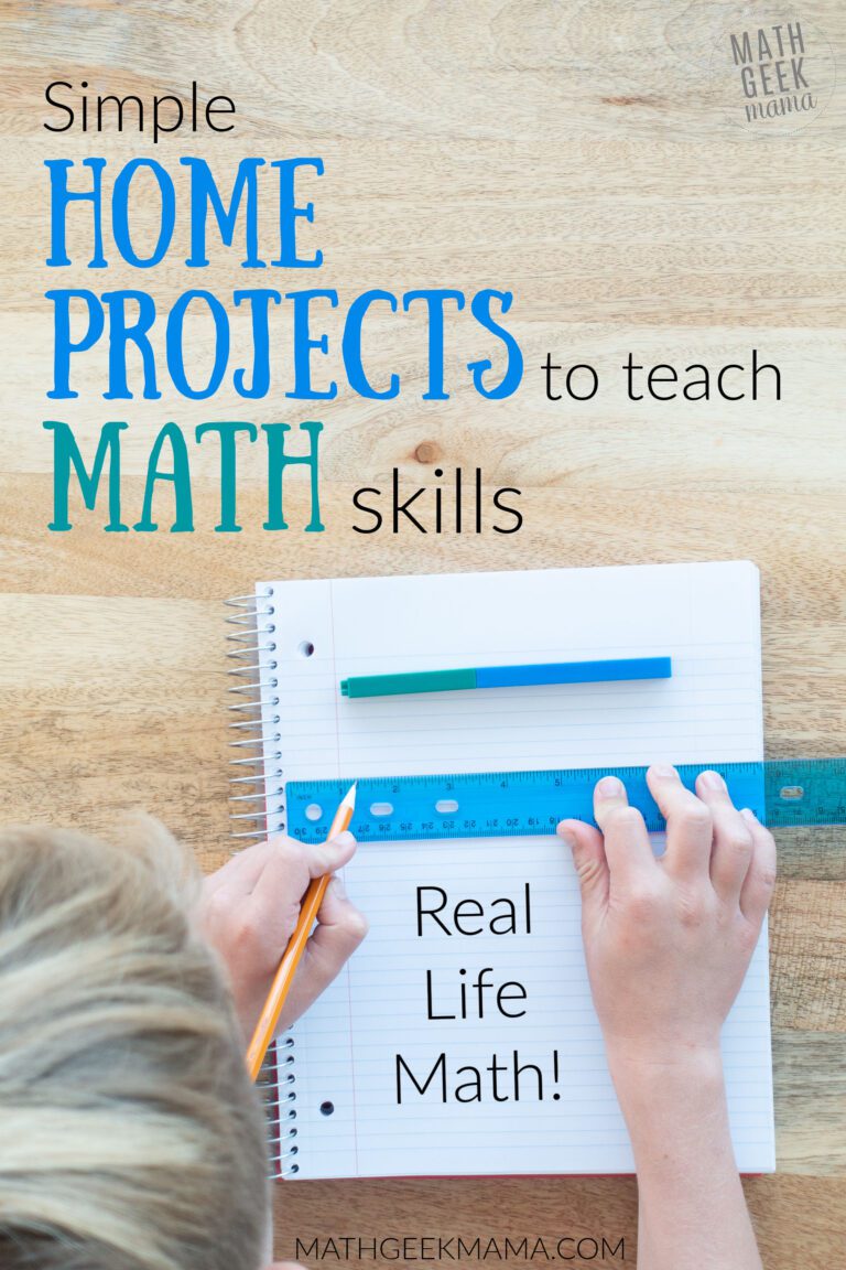 Using Simple Home Projects to Teach Kids Math | Real World Math