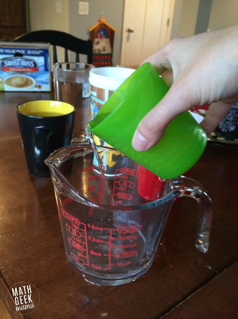 This fun, hands-on math lesson is prefect for a cold, snowy day! Help kids explore measurement, estimation and the volume of a cylinder!