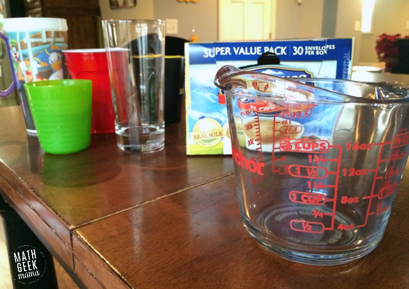 This fun, hands-on math lesson is prefect for a cold, snowy day! Help kids explore measurement, estimation and the volume of a cylinder!