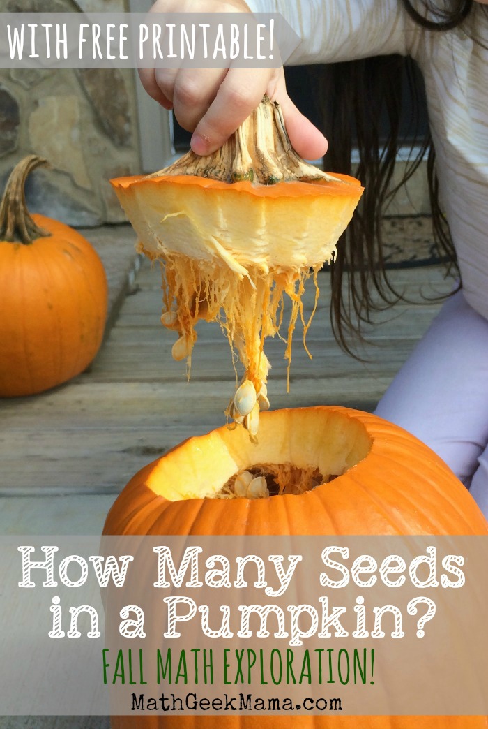Estimating pumpkin seeds is a great hands-on math activity that really gets kids thinking about estimation and skip counting! Plus it's a great combination of math and literacy!
