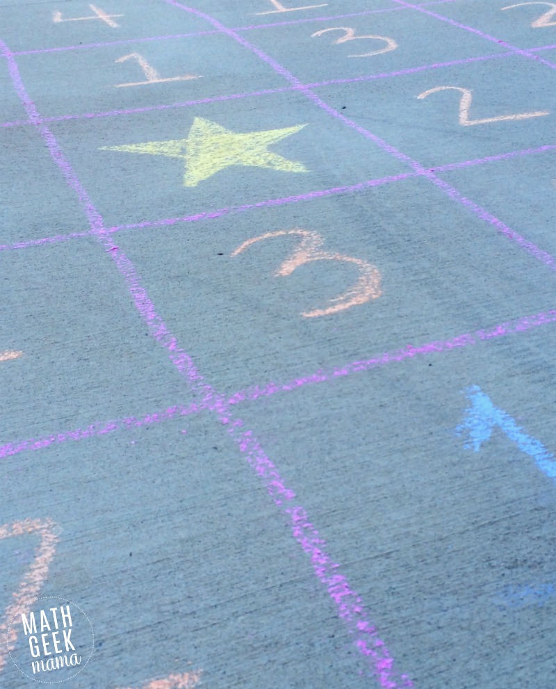 This unique game challenges kids to think logically, as well as practice counting! After playing, challenge kids to make a sidewalk chalk jumping maze of their own!