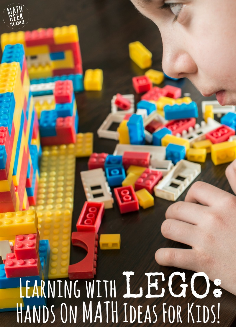 Want to learn how to teach and explore math with LEGO bricks? In this post you will find dozens of games, ideas and printables to explore math with LEGO. Includes ideas for kids of all ages!