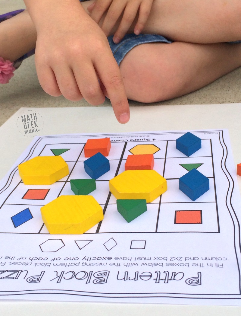 This awesome set of 40 hands on logic puzzles is a great way to get kids thinking and using their logical reasoning skills! Includes 4 different variations in color and black and white!