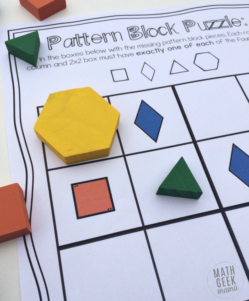 This awesome set of 40 hands on logic puzzles is a great way to get kids thinking and using their logical reasoning skills! Includes 4 different variations in color and black and white!