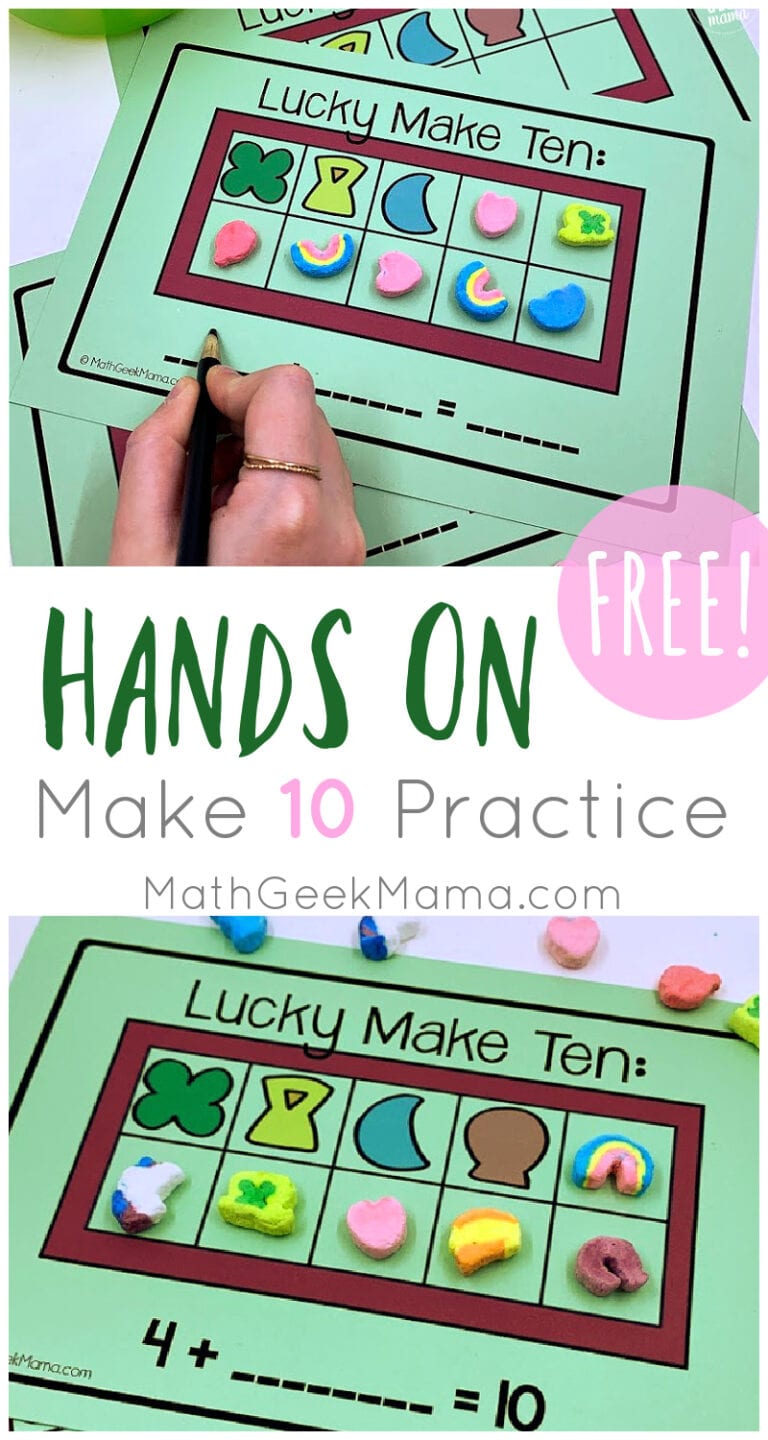 St. Patrick’s Day Make Ten Mats {FREE}