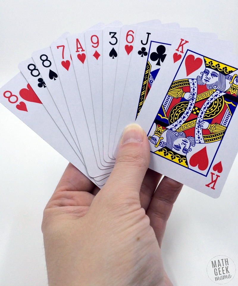 This super simple adding decimals game will give your kids lots of practice with adding decimals, as well as developing their problem solving and mental math skills. Plus, you'll love how easy it is to set up: all you need is a deck of cards!