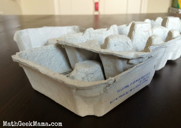 Create your own Mancala game out of an egg carton! A great way for kids to learn math and strategy through play! 