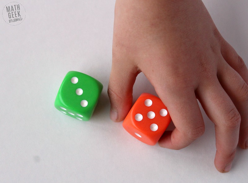 Looking for a new, but super easy and low prep way to practice math facts with your kids? Grab a set of dice and you're ready to play! Playing math dice games can help kids practice in a way that is fun, and less intimidating. Learn 6 different variations in this post!