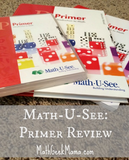 Math-U-See {Review!}: Primer Level