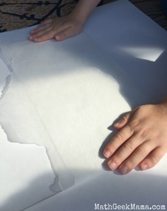 I love this simple, melted crayons art project for introducing symmetry! 