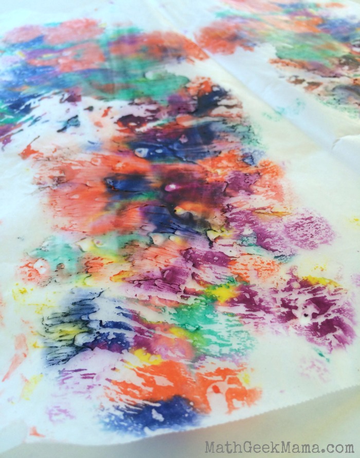 Melted Crayons Math Art_mathgeekmama