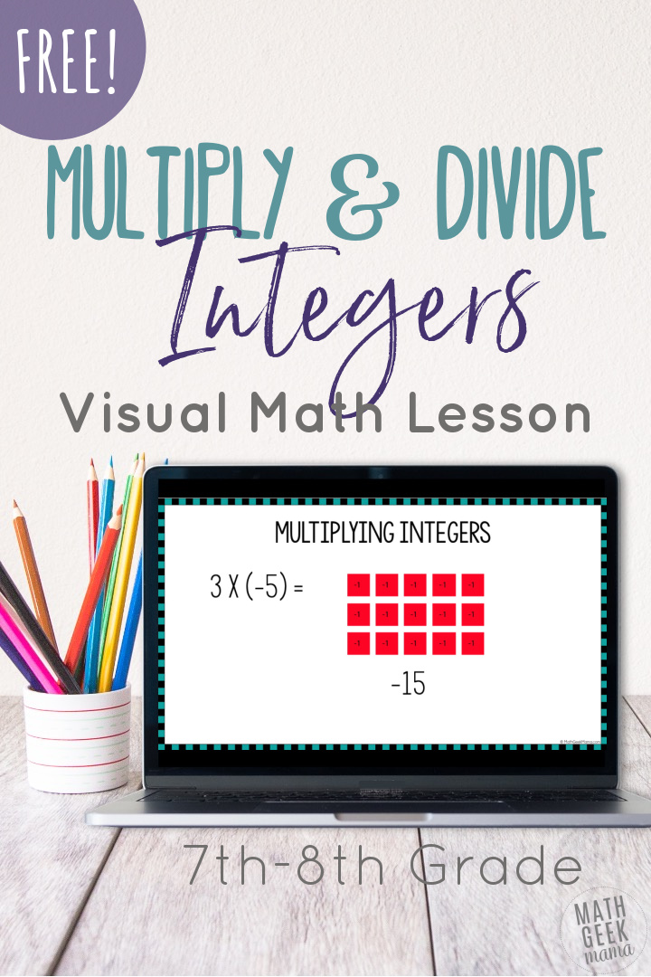 Multiply & Divide Integers Lesson {FREE}