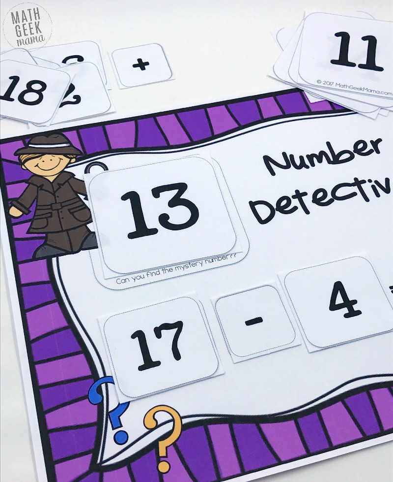 This engaging, open ended activity will help kids better understand addition and subtraction. These challenge problems can be used lots of different ways and will help kids to compose and decompose numbers from 2-100. 