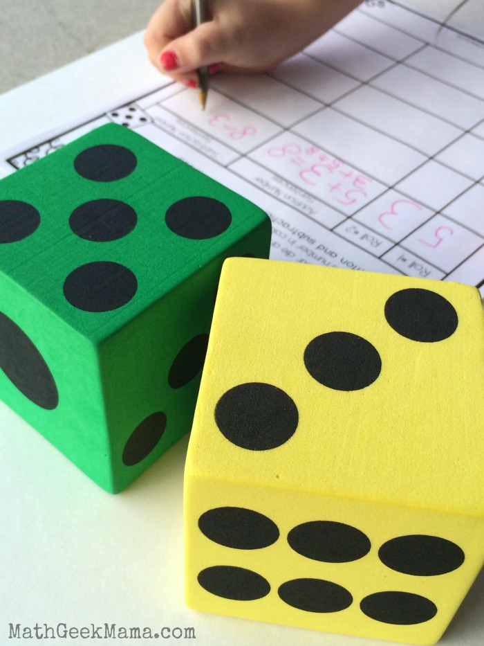 This simple activity is a great way to help kids see the connection between addition and subtraction, as well as practice writing addition and subtraction number sentences! Perfect for first grade!
