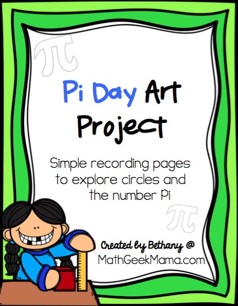 Looking for a fun, yet super simple way to engage your kids this Pi Day? This Pi Day art project is just as fun with paper and colored pencils as it is with sidewalk chalk! Learn more and get a free printable recording page in the full post!