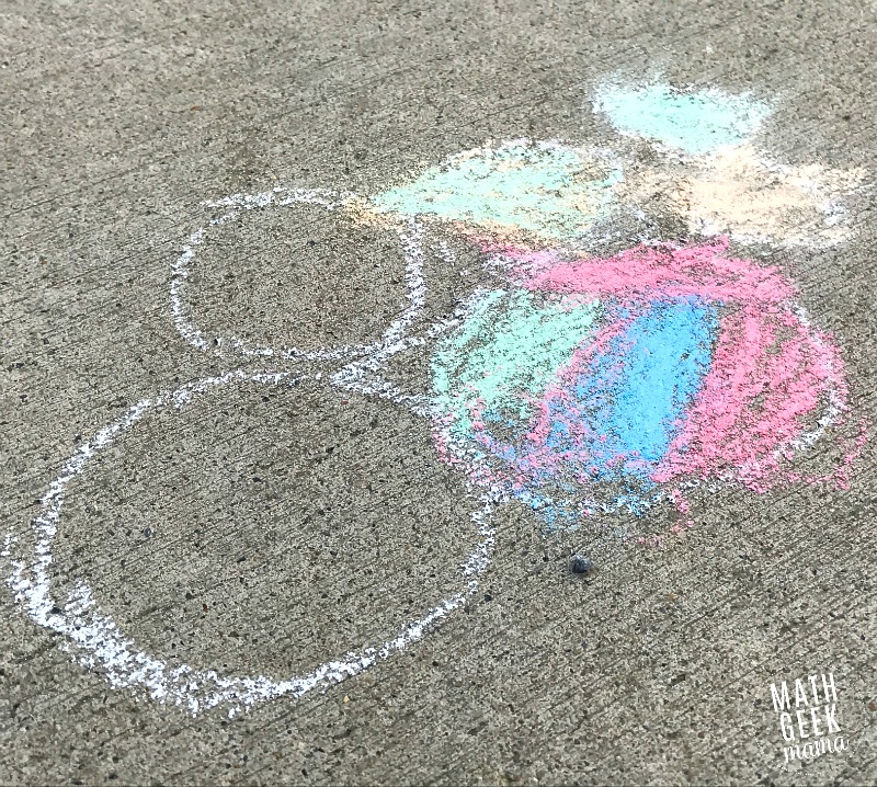 Looking for a fun, yet super simple way to engage your kids this Pi Day? This Pi Day art project is just as fun with paper and colored pencils as it is with sidewalk chalk! Learn more and get a free printable recording page in the full post!