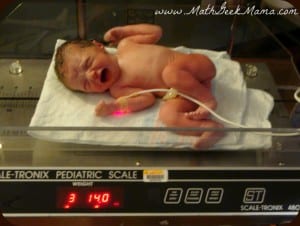 pi day baby picture