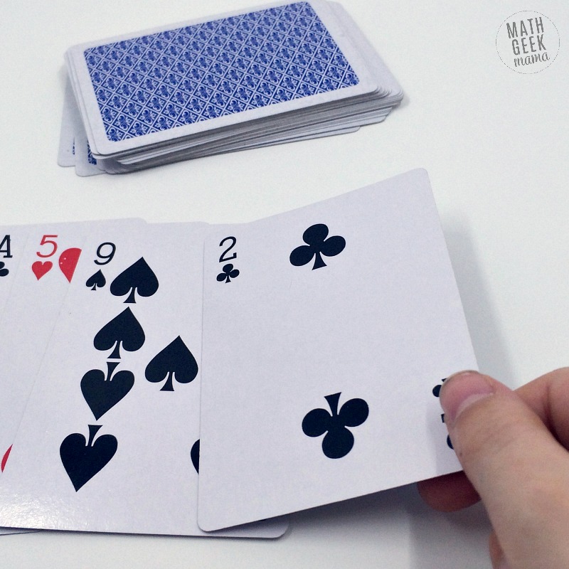 Want a super easy way to have fun with your kids on Pi Day? This Pi Day card game is great because kids of all ages can play together. Plus, there are variations to make it more challenging for older kids. Get excited about the number pi with this easy Pi Day game!