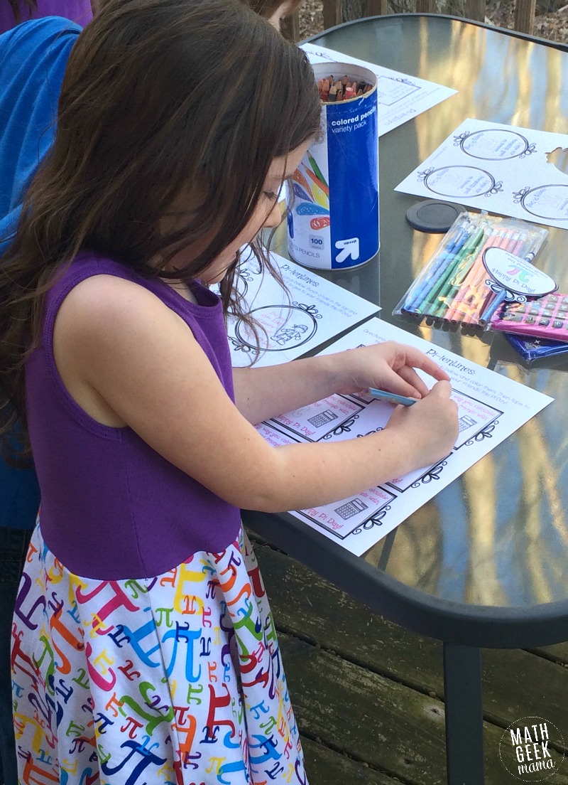 Looking for a fun and simple Pi Day Activity for kids of all ages? Celebrate an excitement for math with this Pi Day Craft for kids! It's super simple, and kids can then share the number pi and discuss math concepts with their friends. While eating pie, of course. ;)