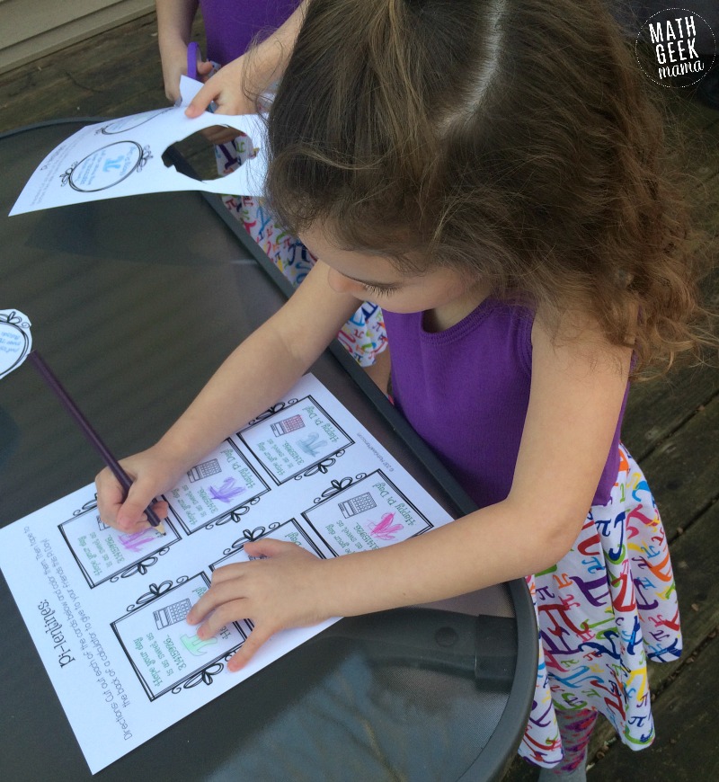 Looking for a fun and simple Pi Day Activity for kids of all ages? Celebrate an excitement for math with this Pi Day Craft for kids! It's super simple, and kids can then share the number pi and discuss math concepts with their friends. While eating pie, of course. ;)