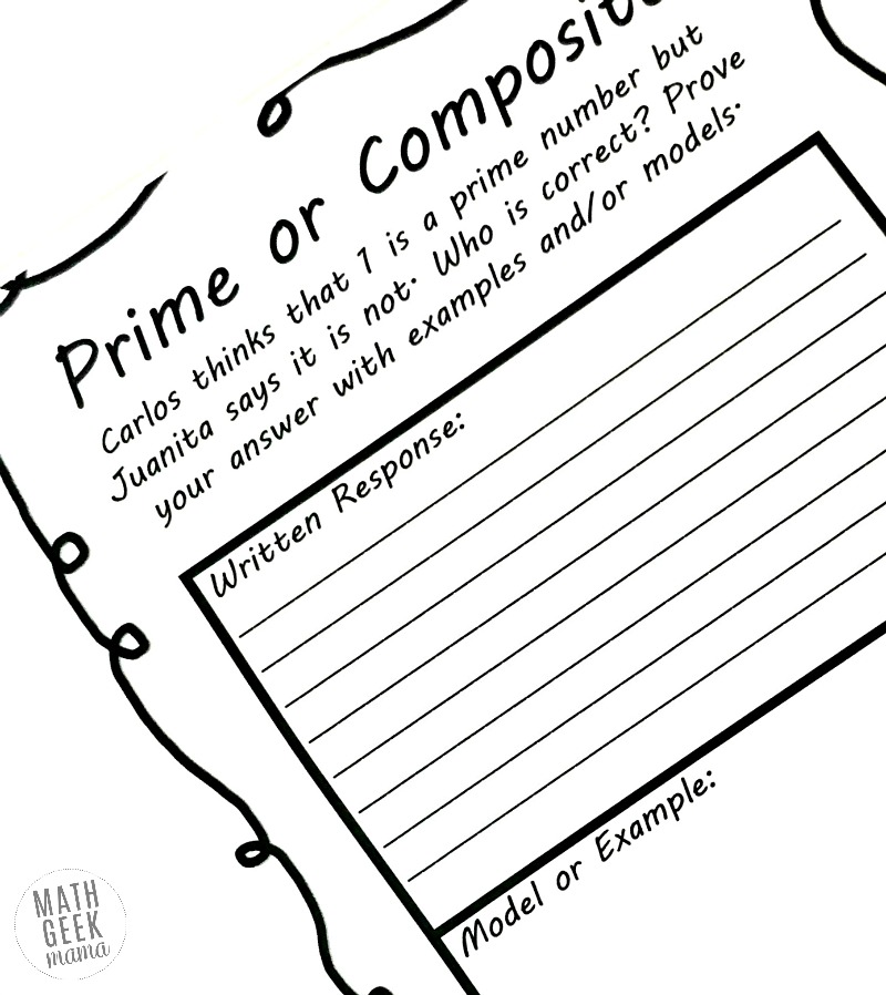 Are you introducing your kids to prime and composite numbers? This interactive lesson pack includes 3 different engaging activities to help kids practice and think deeply about prime and composite numbers. 