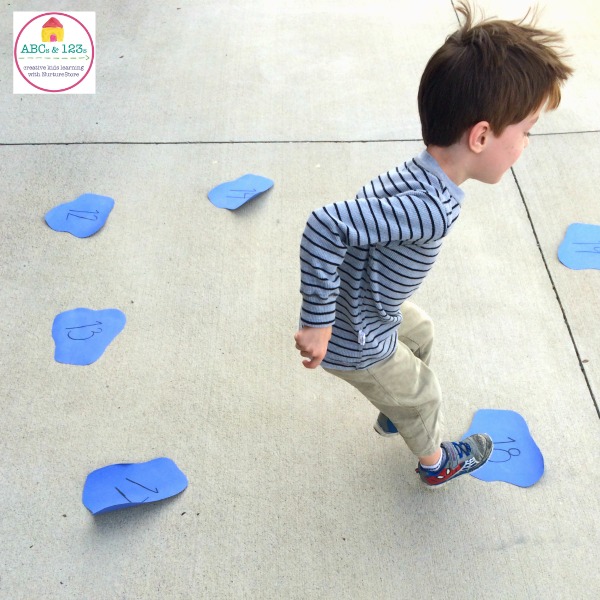 This simple and easily adaptable game is a great way to get kids moving while learning their math facts! Only takes 5 minutes to set up!
