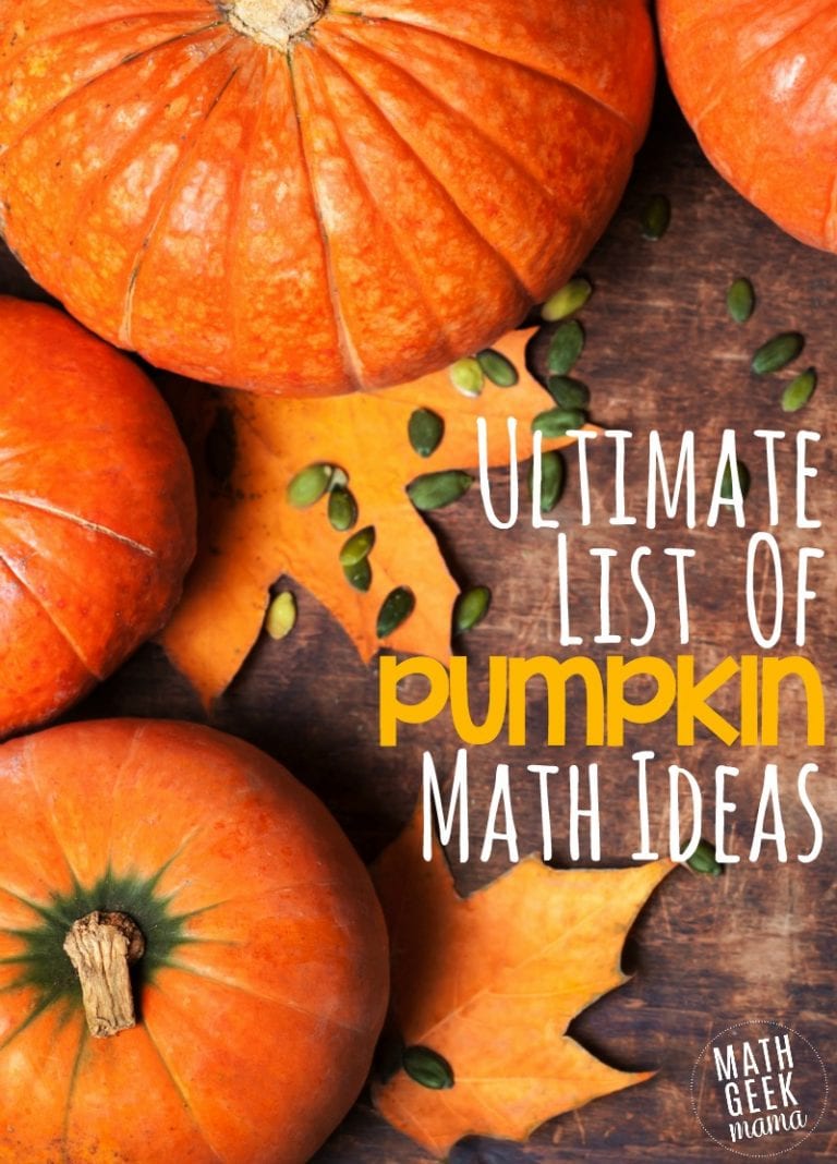 Ultimate Collection of Pumpkin Math Ideas for K-12