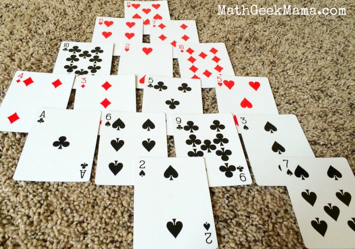 Pyramid Math Card Game3
