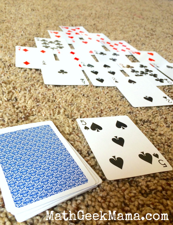 Pyramid Math Card Game4