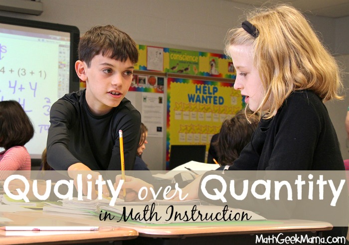 Sometimes Quality is More Important than Quantity
