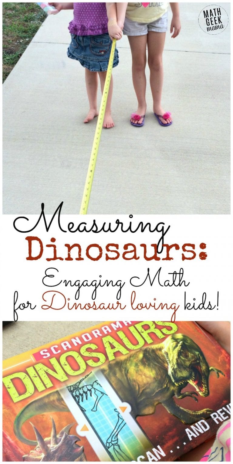 Measuring Dinosaurs: Engaging Measuring Activity for Kids!