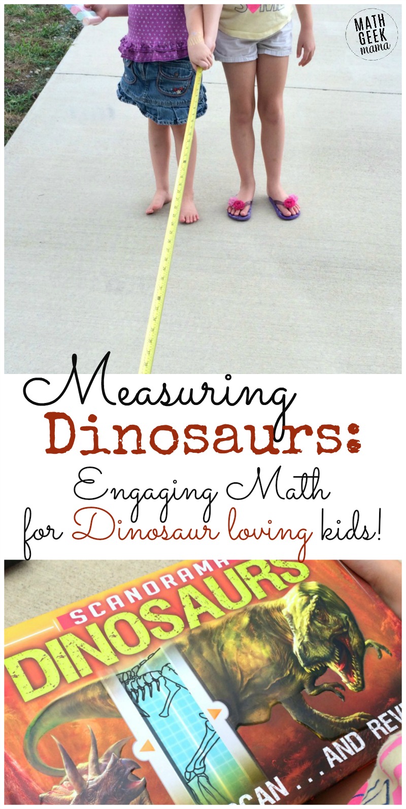 If your kids love dinosaurs, they will have a blast with this measuring activity based on the Scanorama: Dinosaurs book from Solver Dolphin Books! Explore measurement, comparing numbers, graphing and more while learning cool facts about dinosaurs!