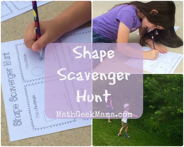 Taking Math Outside: Shape Scavenger Hunt